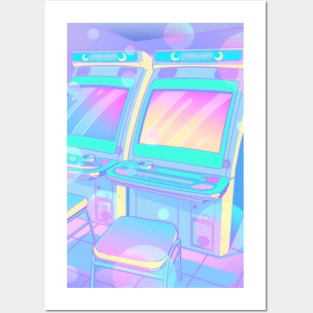 Pastel Glitch Posters and Art